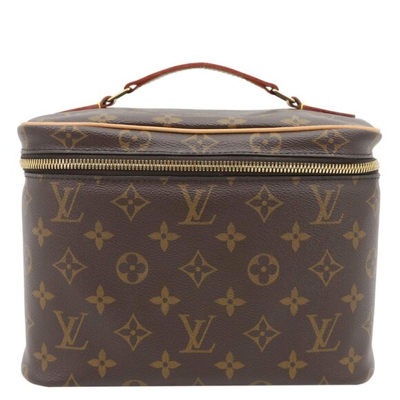 Louis Vuitton Nice BB Monogram Canvas Vanity Case Brown - Picture 1 of 16